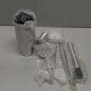 Cocktail Shaker Set, 24-Piece Bar Bartender Kit with Stand, Martini Shaker, Jigger, Strainer,Mixer Spoon,Muddler,Liquor Pourers,Tongs,Opener,LCE Ball Mold&LCE Cubes,Bottle Stoppers|Silver