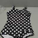 Athletic One Piece Bathing Suits High Waisted Womens Swimwear Ladies Swimsuits for Women Tummy Control Black-Point US _S