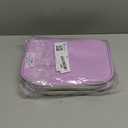 FYY Electronic Organizer, Large Travel Cable Organizer Bag Pouch Electronic Accessories Carry Case Portable Waterproof Double Layers All-in-One Storage Bag for Cable, Cord, Charger, Light Purple