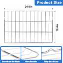 Upgraded MHL63411403 Oven Rack Replacement 24.6x16 Inches for LG Oven, Replaces MHL63531403 MHL63411401 MHL62112101, Compatible with LDG4313ST LTE4815ST LRE3061ST LSE4616ST LRG4113ST Oven Shelf