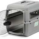 Petmate Sky Kennel - For Air and Travel, Airline Compliant Dog Crate for Pets up 15-30 lbs, Heavy Duty Dog Kennel, Made in the USA- 28 Inches