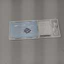 Samsers Foldable Bluetooth Keyboard with Touchpad - Portable Wireless Keyboard with Holder, Rechargeable Full Size Ultra Slim Pocket Folding Keyboards for Android Windows iOS Tablet & Laptop - Blue (BT x1)