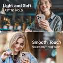 AOTESIER Magnetic for iPhone 16 Pro Case, Compatible with MagSafe[Camera Protection], Food Grade Silicone Case with [2 Screen Protectors], Anti-Scratch Protective Lining, 6.3inch, Natural Titanium