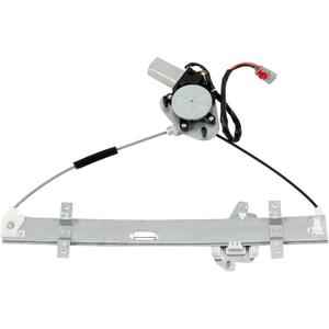 FINDAUTO Power Window Regulator Front Left Driver Side fit for 2001-2005 for Honda Civic 741-742 Window Regulator and Motor Assembly with Motor