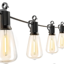 Brightown Outdoor String Lights, Shatterproof Edison Bulbs, Waterproof Patio Lights for Backyard Deck Garden Party Decor, 2700K