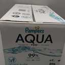 Pampers Aqua Pure Baby Wipes, 99% Water, Fragrance Free, Unscented, Water Based, Multi-Use, 896 Wipes Total (16X Flip-Top Packs) 