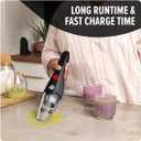 Dirt Devil Grab and Go+ 8V Cordless Handheld Vacuum Cleaner, Powerful Suction, Lightweight, Includes 2-in-1 Tool and Charging Stand with Tool Storage, Portable Vacuum Cleaner