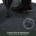 Stiio Bathroom Rugs, Bath Mats for Bathroom, Extra Soft and Water Absorbent, Non Slip Washable Mat for Floor, Tub and Shower, Front Door Entrance Inside Doormat, 20x30 Inches Dark Grey (1'8" x 2'8" (Rectangular))