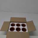 Handmade Ceramic Tea Cups Set  6 Desi Kulhad Chai/Coffee Cups (5 oz Capacity), Lead-Free, Dishwasher & Microwave Safe, Glazed, Glossy finish Clay Tea Cups/kulhar/kullar - Brown