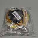 TaoBary 2026 New Years Eve Party Decoration Supplies Happy New Year Banner Gold and Black Hanging Swirls Balloons Cake Toppers for 2026 Eve Party Booth Props