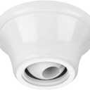 Progress Lighting Ceiling Fan Canopy for Air Pro Ceiling Fans, Ceiling Fan Accessory Compatible with Sloped Ceilings, Steel Construction, White