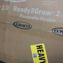 Graco Ready2Grow 2.0 Double Stroller, Twin Baby Stroller Features Bench Seat and Standing Platform Options, Compact Fold Perfect for Baby Travel, Rafa