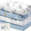 Yoofoss Muslin Swaddle Blankets, Organic Baby Blankets, 47 x 47 Inches Receiving Blanket for Baby Boys and Girls, Baby Essentials for Newborns Soft Breathable