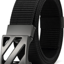 Ratchet Tactical Gun Belt for Men - 1.5" Stiff Nylon Web Work Belts Heavy Duty - Slide Buckle Fit Pants
