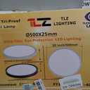 20 Inch Large LED Flush Mount Ceiling Light, 40W,4350LM, 3000K/4000K/6000K CCT Selectable,0.98inch Super Slim Low Profile Round Flat Panel Light for Bedroom,Kitchen,Hallway(White)
