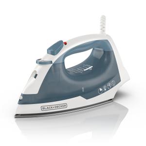 BLACK+DECKER Easy Steam Compact Iron, IR40V, Nonstick Plate, SmartSteam, Anti-Drip 