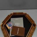 AMEROUS Upgraded 1-6 Players Shut The Box Dice Game, Wooden Board Table Math Game with 16 Dice for Kids Adults, Family Classroom Home Party or Pub