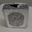Pibeyer Mirrored Book Vase, Crush Diamond Flower vases for Bookshelf, Bedroom & Office, Bling Centerpieces for Home Decor. -Can't Hold Water. (5.9"L x 2.3"W x 7.8"H)