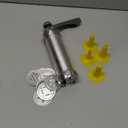 YOOUSOO Cookie Maker Cookie Press Gun, Kit Stainless Steel Biscuit Press Maker (with 20 Disc and 4 Nozzles) Homemade Baking Tool Biscuit Cake Dessert DIY Maker and Decoration