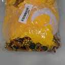 ORIDOOR Women's Belly Dance Dress Belly Crop Top Bra Top and Belt Chiffon Dancing Split Skirt Costume 3-Piece Outfit (Yellow, One Size)