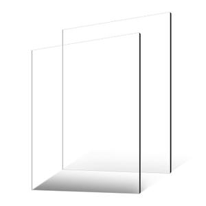 VEVOR Plexiglass Acrylic Sheet, 2-Pack Plastic Sheets, 24 x 36 Inch 1/4 Inch Thick Clear Plastic Cast Transparent Glass for Crafting Projects, Replacement Picture Frame Glass, DIY Display, Easy to Cut