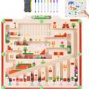 Magnetic Color and Number Maze, Fine Motor Skills Montessori Toys for 3 4 5 Years Old Kids,Double-Side Toddler Magnetic Toys for 3+ Years Old Boy and Girl Birthday Gift,Educational Toys for Toddler