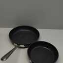 All-Clad HA1 Hard Anodized Non Stick Fry Pan Set 2 Piece, 8, 10 Inch, Induction, Oven Broiler Safe 500F, Pots and Pans Set, Kitchen Frying Pans, Skillets, Premium Cookware, Home, Dishwasher Safe Black