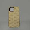 Magnetic for iPhone 15 Pro Max Case Cute Polka Dot Phone Case, Shockproof Slim TPU and Hard PC Protective Phone Cover Compatible with MagSafe Designed for Women Girls, Yellow