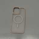 TORRAS Magnetic Shockproof for iPhone 16 Pro Max Case, [4X MilitaryGrade Protection] [Compatible with MagSafe] Translucent Desert Titanium White