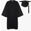 Newrara Graduation Gown Cap Tassel Set, 48