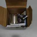 Shower Head Holder All Metal Handheld Shower Wand Bracket Adhesive Shower Wall Mount Holder Brass Shower Spray Holder Brushed Nickel, Drill Free Glue Installation