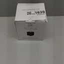 Essentra Home Matte Black Collection Square Tissue Box Cover