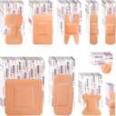 Bandages Variety Pack - 800 Pcs Assorted Bandages Bulk, Large Adhesive Fingertip Bandage, Waterproof Bandage Breathable for First Aid and Protect Wounds (10 Styles)