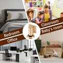 2 x 2026 New Door Wedge Stopper, Magnetic Doors Stoppers for Bottom of Door, No Drill Invisible Doorstops for Inside Door, Heavy Duty Magnetic Doors Catch Holder to Keep Doors Open