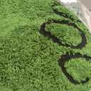 Homimp Washable Pee Pads for Dogs, 6 Pack Super Absorbent Reusable Puppy Pads, Green Long Wool Fake Grass for Potty Training, Upgrade Non-Slip and Leak-Proof,Floor, Couch, Bed, and Crate,Green 18"24"