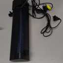 Aquarium U-V Filter Dual Spout 600GPH for Large 100-300 Gallon Fish Tank Silent Canister Internal Filter Cold Plunge Tub Koi Pond Filter, Green Clean Machine Deodorization for Saltwater Freshwater