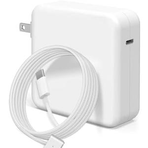 Charger for MacBook Air 15 13 Inch Mac Book Pro14 Inch M4 M3 M2 M1 from 2025 2024 2023 2022 2021 70W USB-C to Mag 3 Power Adapter Include 6.6FT 5A USB-C to Mag 3 Cable (Original Quality)