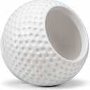 Accents & Occasions Ceramic Golf Ball Planter or Flower Arrangement Vase, 3-3/4-Inch