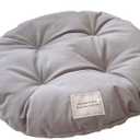 SHENGOCASE 1 Pack 15.7" Round Soft Cat Kneading Pillow Cushion Bed for Dog House Perch, Pad Padding for Cat Cage Kennel (Grey)