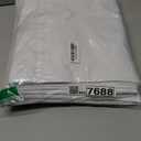 Luxury White Linen Curtains Blackout Country Rustic Farmhouse Style Drapes for Living Room Bedroom 2 Panel Burg Thick Linen Lightweight Curtains Light Blocking Thermal Dining Room 86 Inches Long