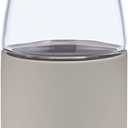 S'well Glass Original Water Bottle, 18oz, Lunar Grey, Borosilicate Glass Bottle With Protective Silicone Sleeve, Zero Plastic, Leakproof, BPA Free