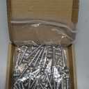 #10 x 1-1/4" (50 Pack) Stainless Steel Phillips Pan Head Wood Screws, Stainless Steel 304 (18-8), Pan Head Sheet Metal Screws Self Tapping for Wood