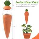 Terracotta Watering Spikes 4 Pcs Eco SelfWatering Stakes for Wine Bottles, SlowRelease Watering System for House & Garden