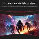 34" WQHD 180Hz Ultrawide Curved Gaming Monitor, 1500R, FreeSync