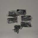 6 Pack 3.5" x 3.5" Black Door Hinges, Matte Black Door Hinges 3 1/2 Interior Hinges 1/4" Radius Standard Residential Bedroom Door