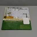 VEELIKE 6 Sheets Green Hexagon Peel and Stick Backsplash for Kitchen Marble Backsplash Tile 12''x12'' Back Splashes Stick on Tile Waterproof Self Adhesive Wall Tiles for Bathroom Hallway Fireplace