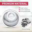 316048413 and 316048414 Stove Burner Drip Pans for Electric Stove Top - Perfectly Fit Frigidaire Kenmore Electric Range -Thickening to Prevent Bending and Rust - Include 2 x 6 in, 2 x 8 in
