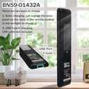 BN59-01432A TM2360E Solar Voice Remote Compatible with Samsung Neo QLED 8K HDR Smart TVs, Fit for Frame Crystal UHD Smart TV, with Bluetooth Rechargeable Solar Cell, 2023 Model Black, BN59-01432D