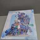 Blue Flowers Peacock Building Set for Adults - Creative Animal Botanicals Peacock Bird Toy Home Office Art Deocr, Compatible with Lego, for Women Mom (2470 PCS)