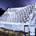 ZAIYW 660 LED Net Lights 20Ft x 2Ft Large Christmas Net Lights Plug in, Waterproof Outdoor Mesh Lights with Remote Control Timer for Bushes Garden Tree Holiday Decor (Cool White)
